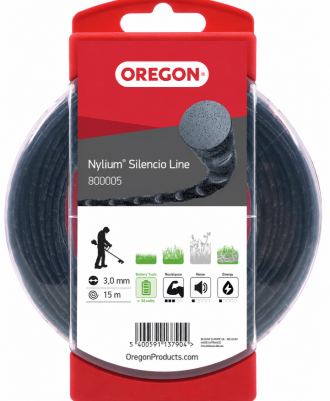 Trimmitamiil Nylium Silencio 3,0 mm x 15 m, OREGON