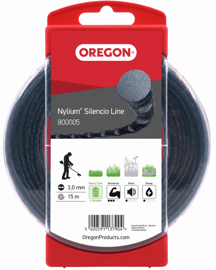 Trimmitamiil Nylium Silencio 3,0 mm x 15 m, OREGON