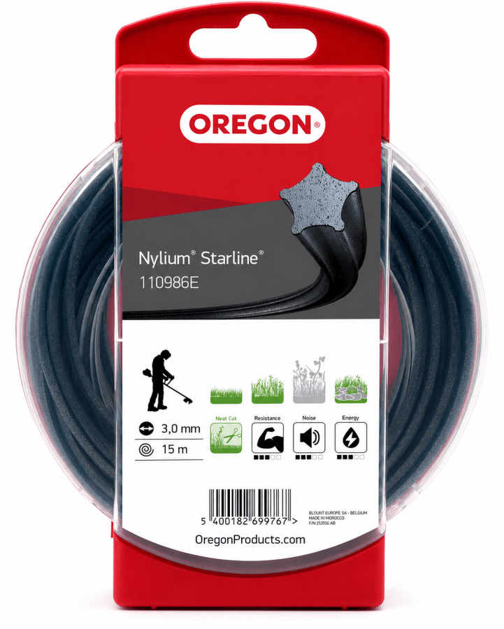 Trimmitamiil Nylium Starline 3,0 mm x 15 m, OREGON - Image 2