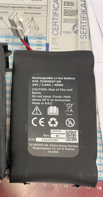 Aku 24V, 2Ah, Cramer