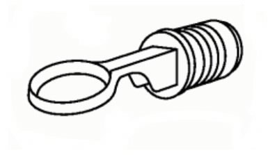 Kork mururullile 1 1/4", MTD
