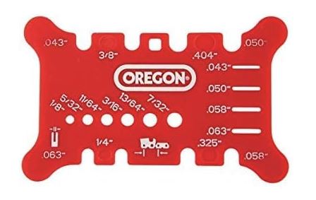 Mõõtevahend, juhtplaat ja kett, OREGON