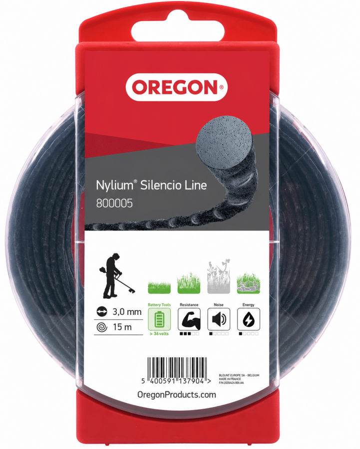 Trimmitamiil Nylium Silencio 3,0 mm x 15 m, OREGON