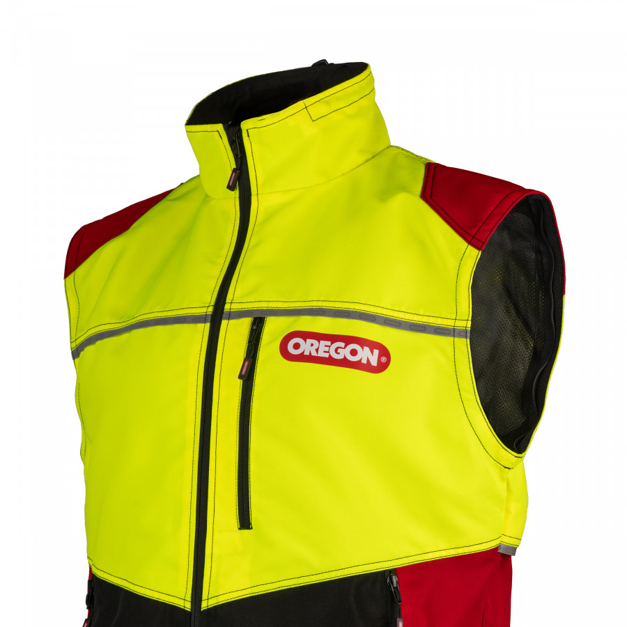 Jakk, Protect PRO punane/kollane 2XL, OREGON - Image 6
